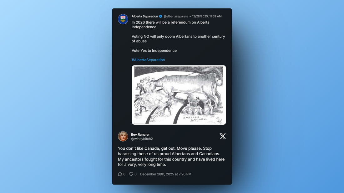 Canadians react to Alberta independence movement online