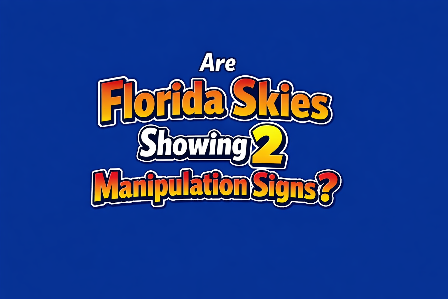 Persistent aircraft trails and ripple clouds observed in Florida atmosphere
