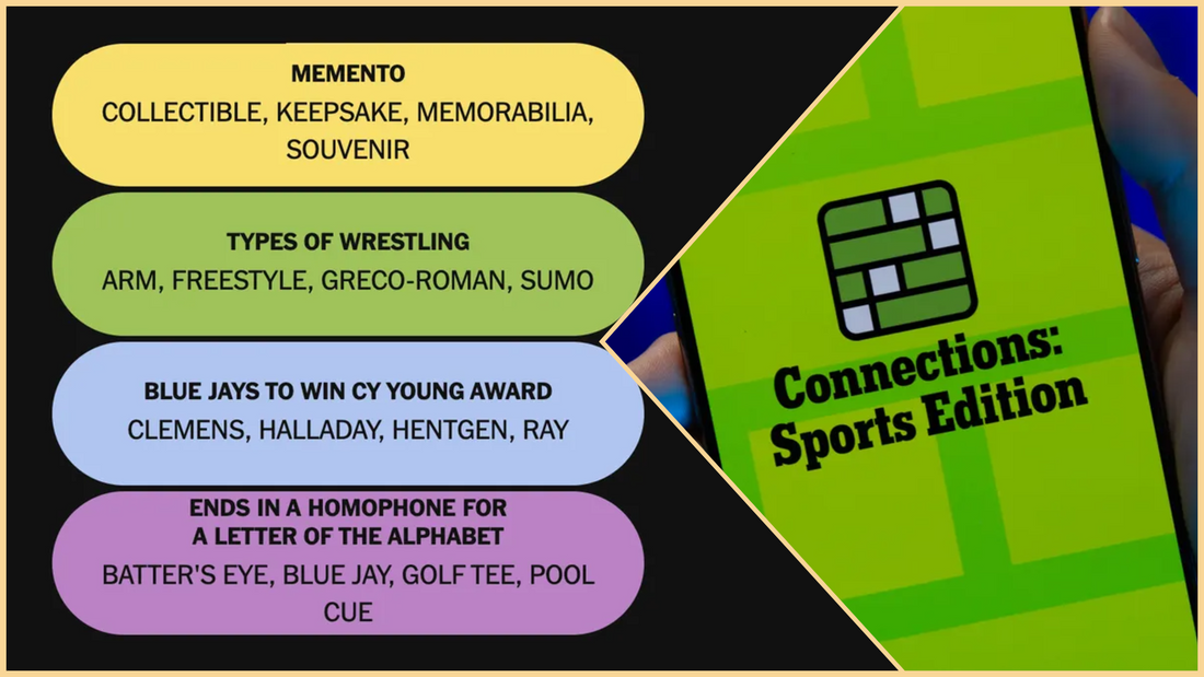 Connections Sports Edition Jan 6 group logic breakdown