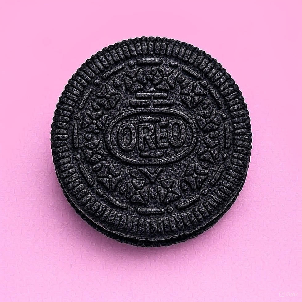 Packaged Oreo Zero Sugar cookies and Double Stuf variant on a blue background with milk glass