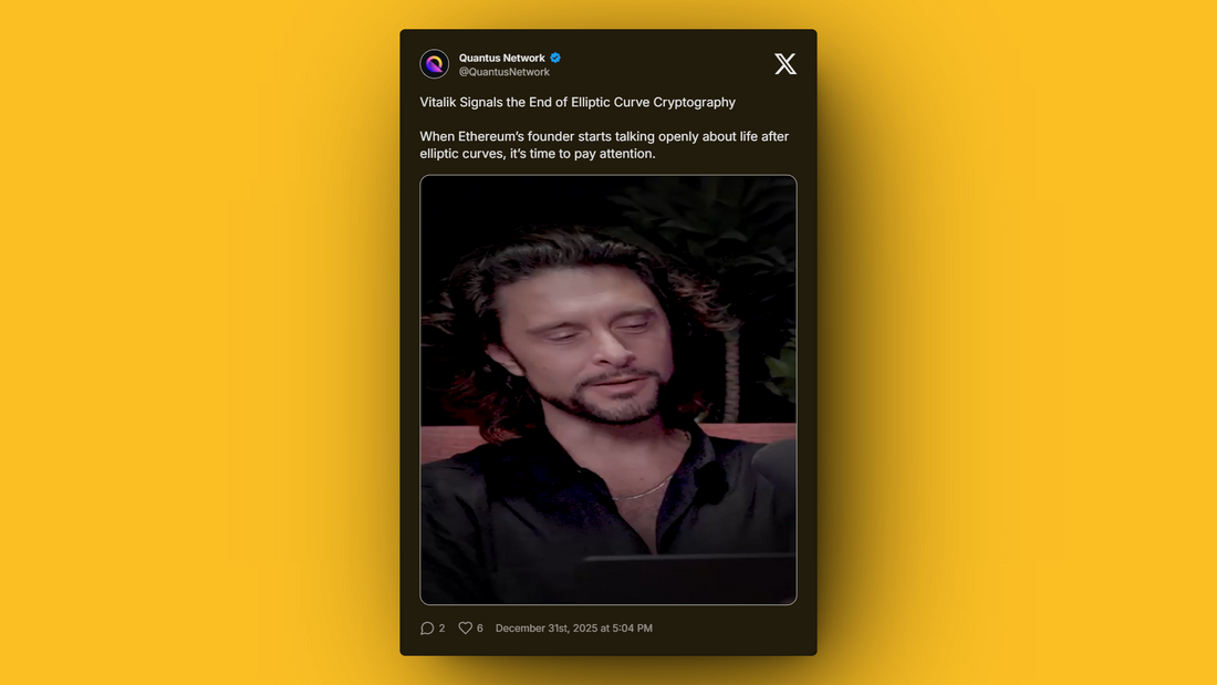 Illustration of quantum computing threatening Ethereum and Bitcoin security