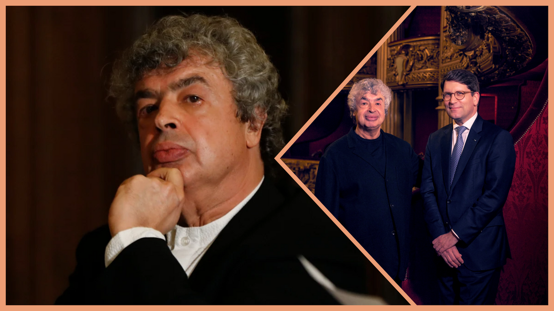 Conductor Semyon Bychkov at Paris Opera podium