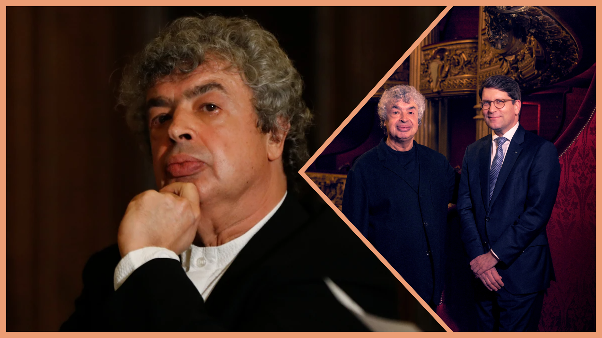 Conductor Semyon Bychkov at Paris Opera podium