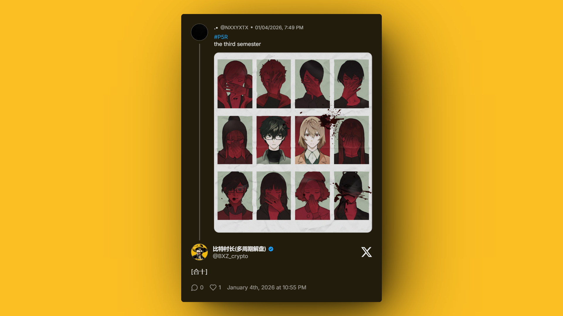 Silent market sentiment symbol in cryptocurrency trading