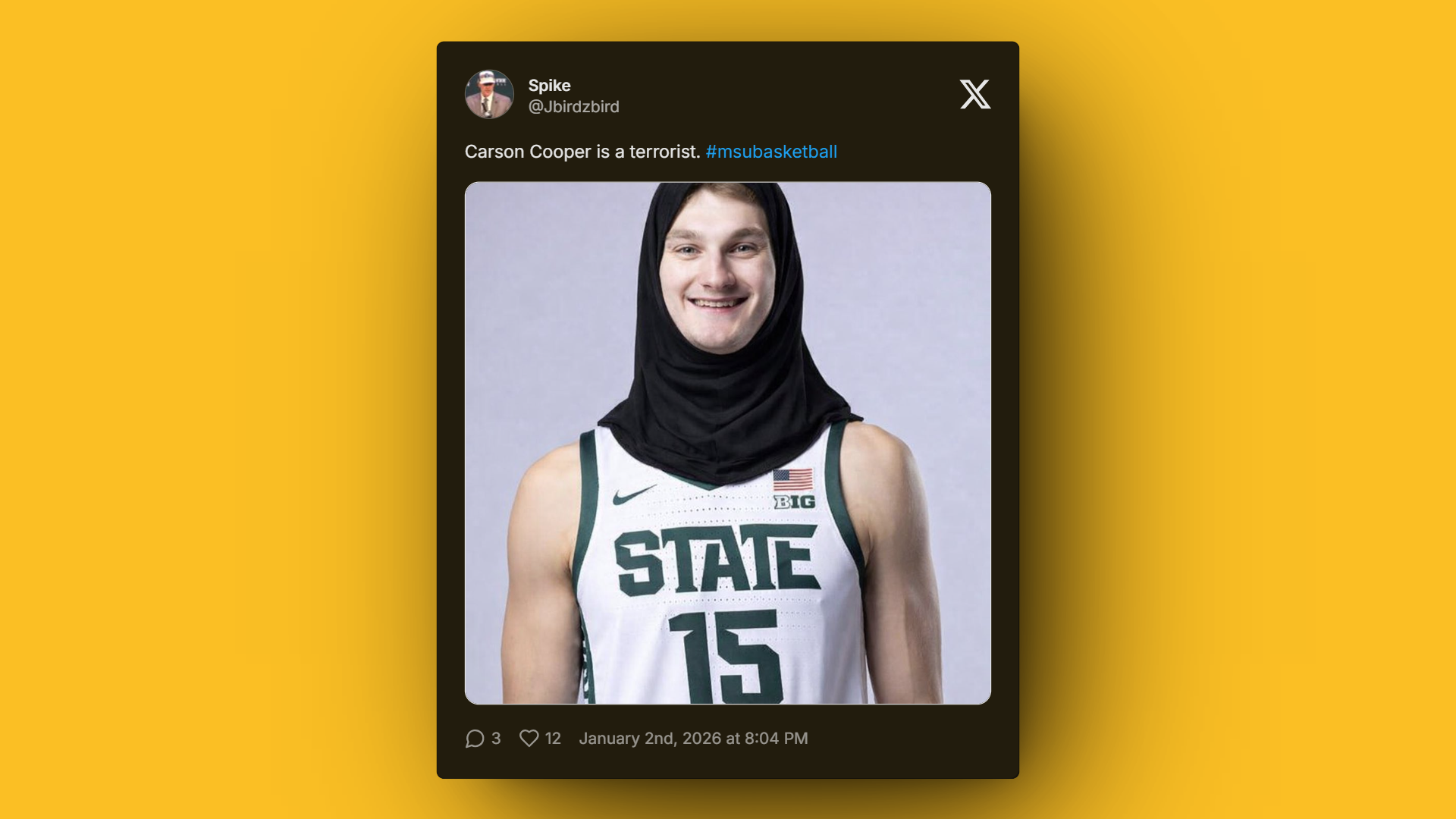 Social media backlash over offensive MSU basketball post