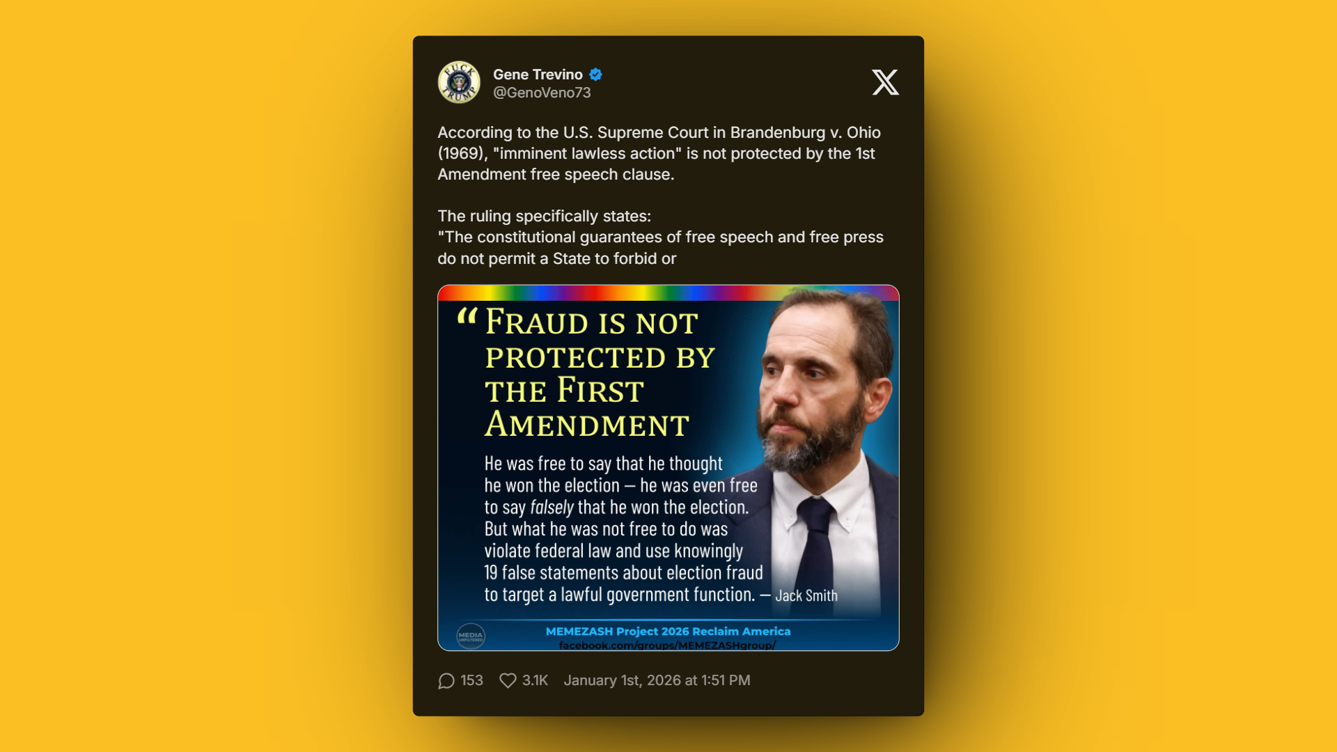 Illustration of Trump’s 2020 election statements and legal accountability